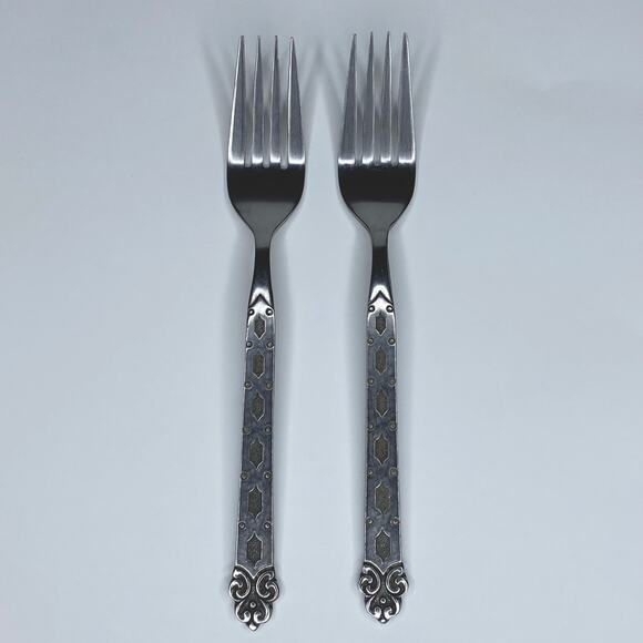 Oneida Northland SAN FRANCISCO Stainless Korea Dinner Forks 7.5” Lot of 2 - Picture 1 of 9